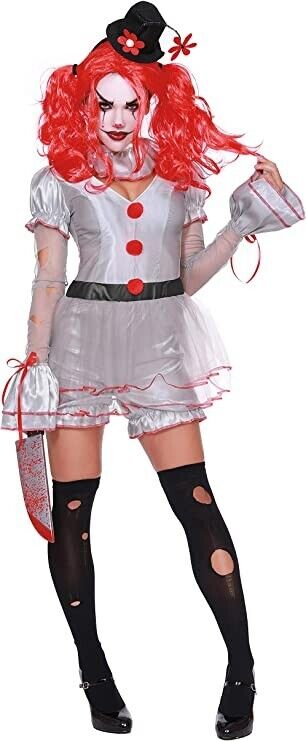 Dreamgirl Wicked Clown Sexy Adult Women's Halloween Costume Small