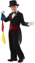 Load image into Gallery viewer, Forum Novelties Kids Child Magician Tailcoat Costume, Black, Large
