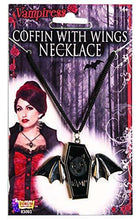 Load image into Gallery viewer, Halloween accessories Forum Novelties - Vampire Coffin With Wings Necklace
