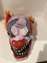 Load image into Gallery viewer, CLOWN OVERHEAD MASK WITH HAIR  HALLOWEEN MASK FOR ADULT ADULT
