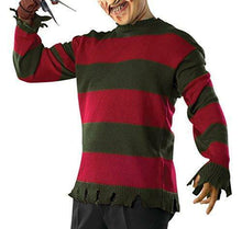 Load image into Gallery viewer, Halloween Costume Nightmare On Elm St Deluxe Adult Freddy Sweater
