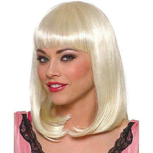 Halloween Wigs Wigs Women Long Blonde Bangs Wig